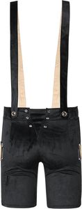 Pantalones de Cuero Bordados de Estilo Antiguo para Hombre, Talla Grande |   Pantalones Cortos de Cuero Bávaro con Aspecto Antiguo |   Hecho a Mano, Ecológico, para el Verano - Product Image 2