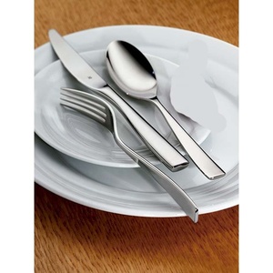 Service de service en acier inoxydable, vente en gros, argent moderne, poli miroir, couverts en acier inoxydable, fourchette cuillère et couteau ensemble de couverts - Product Image 1