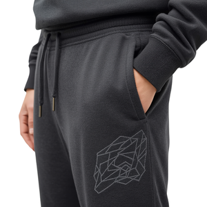 Pantalon de jogging en molleton épais brodé au charbon de bois, qualité supérieure, vente en gros, vêtements décontractés et tendance - Product Image 4