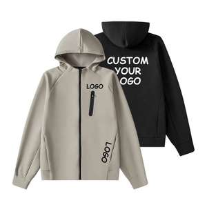 Chaqueta Deportiva Casual para Hombre, de Alta Calidad, 350 g/m², Resistente al Viento, con Logotipo Personalizado, Manga Larga - Product Image 2