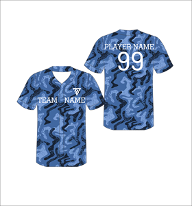 Camiseta de Béisbol Personalizada con Cuello en V, Manga Corta, Sublimada, de Poliéster que Absorbe la Humedad, para Adultos, con Impresión del Nombre del Equipo - Product Image 5
