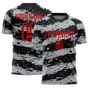 Wholesale Custom Soccer Jersey 100% Polyester Windproof Breathable Training Uniform Football Shirt - Product Image 5