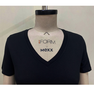 T-shirt tendance pour femmes, col en V, manches courtes, tissu léger et confortable, parfait pour la superposition, style streetwear et mode décontractée - Product Image 2