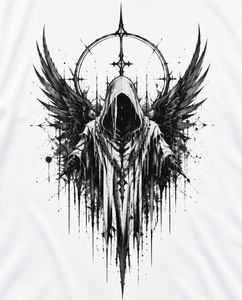 T-shirt graphique premium pour homme, imprimé sur mesure, coupe oversize, streetwear, col rond en coton, t-shirt décontracté - Product Image 4