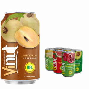 VINUT Premium 330ml Zumo de Sapodilla sin Azúcar Personalizable Opción de Etiqueta Privada con Muestra Gratis - Product Image 1