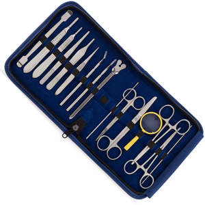 Kit d'instruments de dissection manuels en acier de haute qualité pour les étudiants en anatomie et biologie, usage chirurgical/vétérinaire médical par Dentavex - Product Image 3