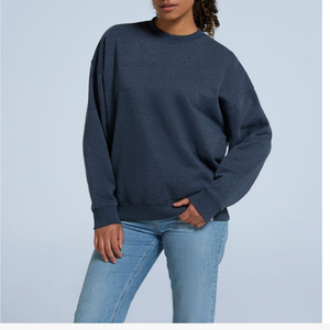 Loose Crew Neck Sports Hoodies Tops Long Sleeve Gym Fitness <b>Sweatshirts</b> Fleece Hooded <b>Yoga</b> <b>Sweatshirt</b> for Women - Product Image 2