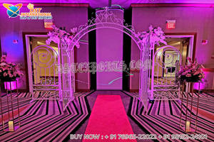 Pilier de Jharokha de mariage marocain Porte de bienvenue Piliers de mariage arabes pour la décoration Piliers Jhrokha conçus pour la décoration de mariage - Product Image 4