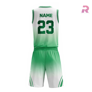 Maillots et uniformes de basketball personnalisés respirants grande taille 100% polyester sublimé Service OEM économique - Product Image 3