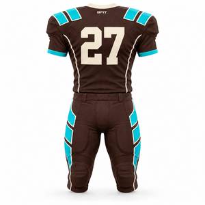 Uniforme de Fútbol Americano Personalizado Premium 100% Poliéster con Jersey de Hombros Segmentados y Pantalones a Juego de Secado Rápido Unisex - Product Image 6