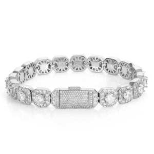 <b>Candy</b> Tennis Chain Moissanite Tennis Chain <b>Necklace</b> Iced Out Bracelet - Product Image 1
