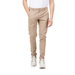 Pantalones Chinos de Lona de Poliéster/Algodón, Nuevos, de Marca, Corte Slim Recto, Frente Plano, Cintura Alta, Transpirables, para Hombre - Product Image 1