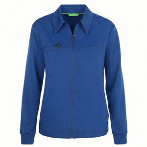 Precio de Mayoreo Directo de Fábrica, Uniformes Médicos de Diseño Personalizado, Chaqueta Quirúrgica con Cierre Frontal, Cuello de Camisa, Chaqueta de Enfermería - Product Image 4