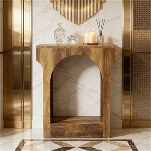 Tavolino da Caffè e Tè in Legno con Spazio di Archiviazione, Elegante Tavolino Laterale per Uso Interno - Product Image 3