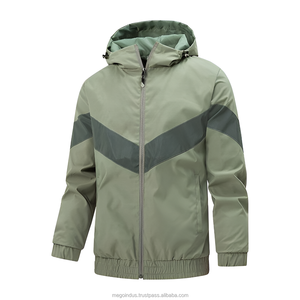 Chaqueta Cortavientos Reversible de Alta Calidad para Hombre, con Logotipo Personalizado, Transpirable, Resistente al Viento y a la Lluvia, para Primavera - Product Image 3