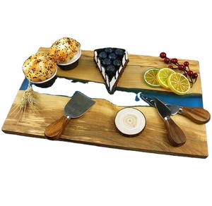 Tabla de cortar de resina de madera de Acacia de lujo con el mejor diseño, utensilios de cocina elegantes, tabla de queso charcutería para inauguración de la casa - Product Image 5