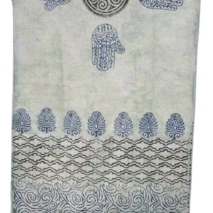เสื่อโยคะลายดอกไม้ทรงสี่เหลี่ยมผืนผ้า ขนาด 68" x 24" ทำมือจากผ้าฝ้าย 100% สไตล์คลาสสิก กำลังเป็นที่นิยม ขายดี เหมาะสำหรับออกกำลังกายที่บ้าน ใช้ได้ทั้งผู้หญิงและผู้ชาย - Product Image 1