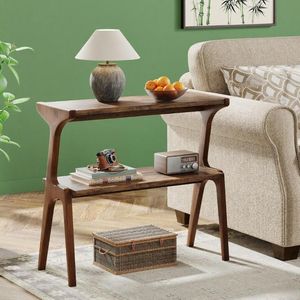 Tavolo Console in Legno Massello Utilizzabile Come Tavolino Laterale - Product Image 2