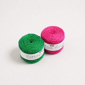 Fil à crocheter en vrac COTTON FIELD 100% coton, fil à crocheter filé pour le tricot à la main, pelote de 80g pour le crochet - Product Image 1