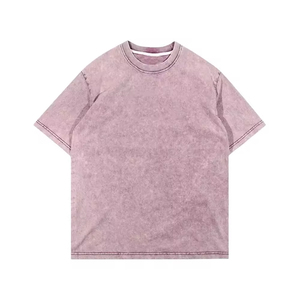 Good Quality AcidWash <b>Long</b> <b>TShirt</b> High Street Black HipHop Custom Logo Oversized Men 100%Cotton EcoFriendly Acid Washed T Shirts - Product Image 2