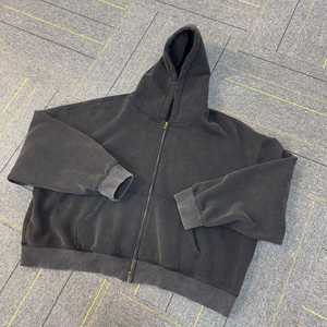 Sudaderas con Capucha Extra Grandes de Alta Calidad al por Mayor, con Logotipo Personalizado, Sudaderas Gruesas de Felpa para Hombre, Corte Holgado - Product Image 2