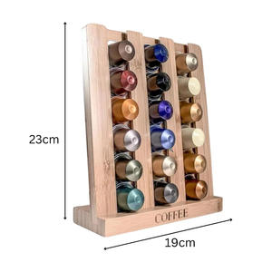 Organisateur de capsules de café en bois massif haut de gamme pour <span class=keywords><strong>Nespresso</strong></span>, K-Cup et capsules d'espresso - Product Image 5