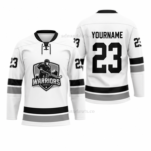 Jersey Profesional de Hockey sobre Hielo, Uniforme de Equipo Personalizado, Camiseta de Hockey Transpirable de Secado Rápido, Fábrica OEM, Logotipo, Nombre y Número Personalizados - Product Image 4