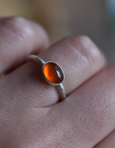 Natural Carnelian Gemstone Handmade <b>Ring</b> Boho Statement Jewelry Healing <b>Crystal</b> <b>Ring</b> Artisan Gift for her - Product Image 1