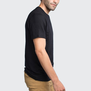 OEM Custom 100% Cotton Unisex Crew Neck Solid Front Logo Soft T-Shirt Blank Design Street Style <b>Quick</b> Dry 220g for Active Wear - Product Image 4