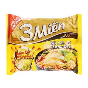 Fideos de Res para Sopa de Buena Calidad, 3 Mien, 65g, Fabricación OEM de Marca Privada, Súper Fideos Instantáneos de Vietnam a Granel - Product Image 2