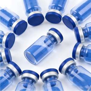 แป้งเซ็ตติ้งปลอดภัย GHK Cu Peptide แบบขวดฝาสีน้ำเงิน สำหรับกระชับสัดส่วน บำรุงผิว วัตถุดิบจากโรงงาน จัดส่งรวดเร็ว - Product Image 1