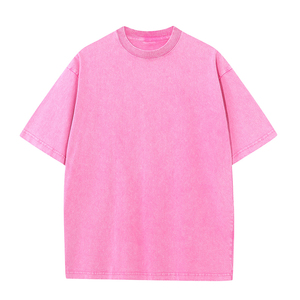Camisetas de Verano para Hombre Más Vendidas, Alta Calidad, 100% Algodón, Estilo Lavado Ácido, Corte Holgado, Largo, Aspecto Elegante - Venta al Por Mayor - Product Image 5