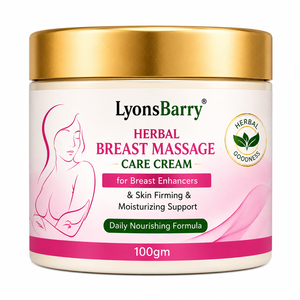Crema Herbal LyonsBarry para Masaje de Senos, Reafirmante, Hidratante, Fórmula Nutritiva Diaria, Envase de 100 g - Product Image 1
