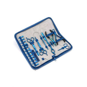 ZARNAB SURGICAL ZS-HETK-182 Kit d'outils professionnels durables en acier inoxydable doré pour extensions capillaires – Pince, aiguille à crochet, pinces - Product Image 3