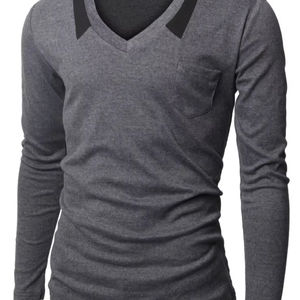 Chemise décontractée unie pour homme 100 % coton de haute qualité, taille personnalisée, respirante, écologique, col roulé, 220g, vente en gros - Product Image 1