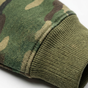 Sweat à capuche décontracté tendance à imprimé camouflage avec poche kangourou et cordon de serrage - Product Image 5