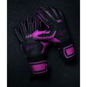 Gants de gardien de but professionnels en silicone injecté sur le dos et contact en Lycra sur la paume, avec sangle intégrée – Qualité supérieure – Offre spéciale - Product Image 4