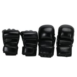 Gants de boxe MMA à demi-doigts de haute qualité, personnalisés, pour la lutte UFC, gants d'entraînement Guantes - Product Image 5