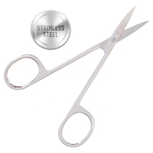 Ciseaux à cuticules multifonctionnels en acier inoxydable, courbés et tranchants, durables, pour soins des ongles, style russe, pour adultes, forme carrée - Vente flash en ligne - Product Image 2