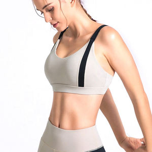 Soutien-gorge de sport décontracté respirant à maintien élevé avec logo léopard sur le devant pour femmes adultes, idéal pour le yoga et l'entraînement - Product Image 4