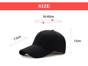 Cautire <b>Black</b> 6-Panel <b>Baseball</b> <b>Cap</b> Unisex Adjustable Breathable Waterproof Satin Embroidery Sport Casual Hat - Product Image 5