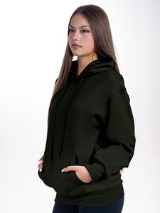 เสื้อฮู้ดผู้หญิง ALYKA APPARELS ขายส่ง พิมพ์ลายตามสั่ง กระเป๋าจิงโจ้ ปลายแขนริบ 100% ผ้าฝ้าย ป้องกันขนร่วง - Product Image 4