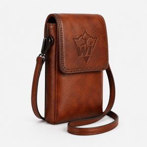 Bolso de Hombro de Cuero Genuino Vintage de Alta Calidad para Mujer, Mini Bolso Bandolera, Bolso de Mano para Uso Diario, Resistente al Agua - Product Image 1