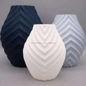 Lot de 3 jardinières en céramique de collection supérieure vases et pots de fleurs en fibre de verre légers bon marché de conception différente exportation - Product Image 6