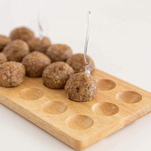 Wood <b>Egg</b> Rack with <b>Eco</b>-Friendly Design Dishwasher & Freezer Safe for <b>Egg</b> Stirring - Product Image 4