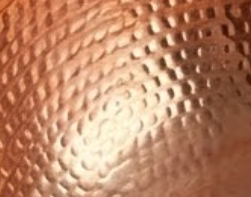 Lavabo de Cobre Hecho a Mano, Elegante, Redondo, de un Solo Tazón, para Colocar Sobre Encimera, Diseño Rústico Pulido, Lavabo Tipo Vaso para Baño - Product Image 2