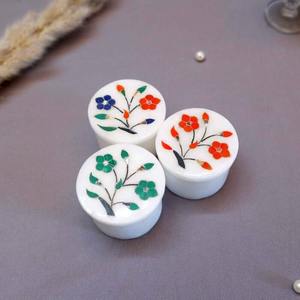 Custom Marble <b>Gift</b> <b>Box</b> – Marble Mini Storage <b>Box</b> for Wedding , Ramzan, <b>Eid</b> – OEM ODM Bulk Orders Accepted I Stone Inlay <b>Box</b> - Product Image 1