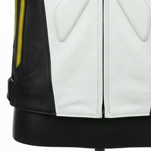 Chaqueta de Motociclismo Unisex de Cuero Genuino, Nueva, Transpirable, de Verano, con Protecciones Desmontables de Manga Larga - Product Image 6