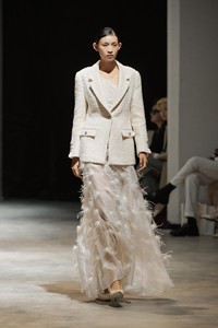 Chaquetas Elegantes para Mujer al por Mayor, Chaqueta de Tweed con Mezcla de Lana STELLA, Blazer de Corte Recto con Cuello de Solapa en V, Chaqueta de Invierno para Mujer - Product Image 5