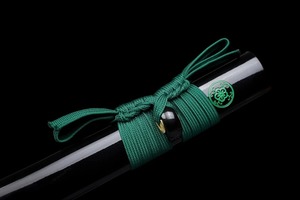 Cuchillo de Acero al Carbono de Grado Industrial con Hoja de Punta Caída, Mango Verde y Funda Negra, Personalizable OEM, Hoja Individual Incluida - Product Image 5